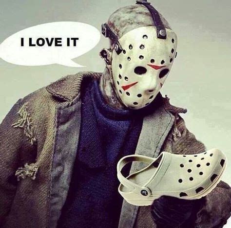 Little known fact: Jason Voorhees was very fashion conscious. | Haha funny