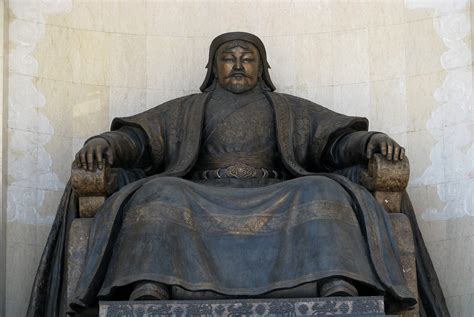 Download Genghis Khan Statue In Mongolia Wallpaper | Wallpapers.com