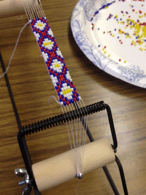 Loom beading, Bead loom designs, Bead weaving