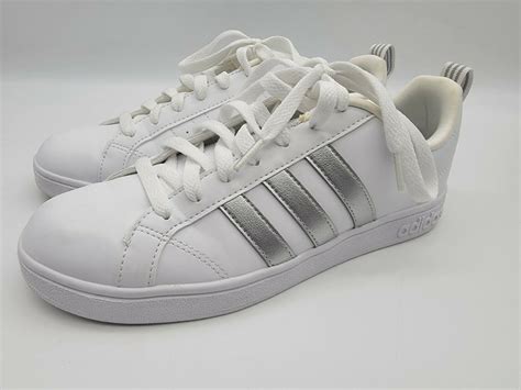 Womens Adidas Athletic Shoes Sneakers White Gray Size 7.5 PWJ 001004 ...