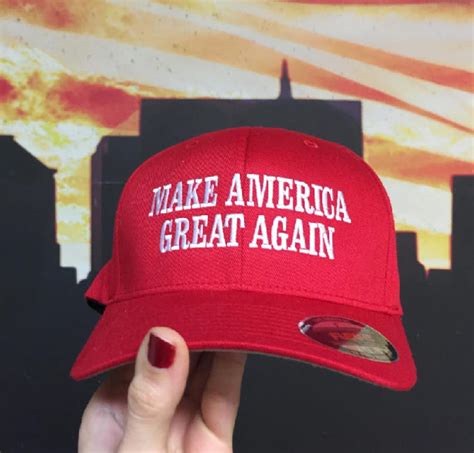 Make America Great Again Hat Trump FlexFit MAGA Hats Fitted | Etsy