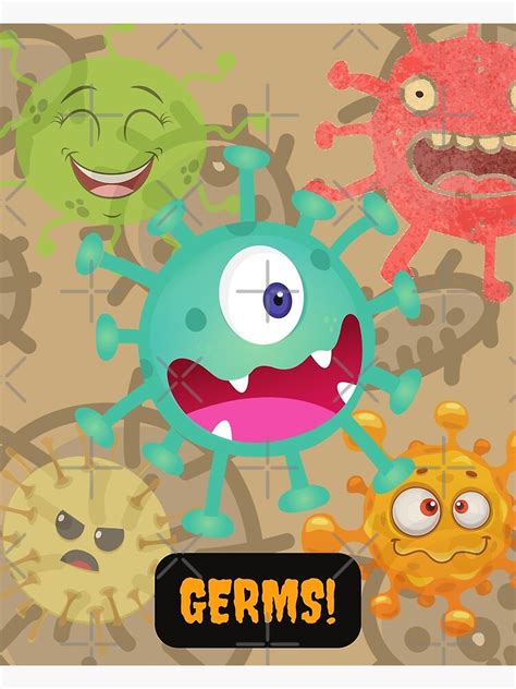 "GERMS Logo Shirt" Poster for Sale by Nervskie | Redbubble