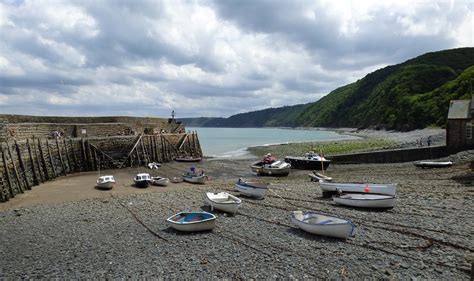 Clovelly Beach has a serene and idyllic atmosphere Devon