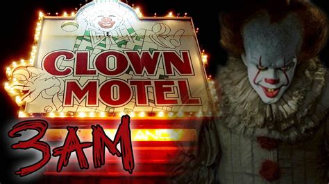 (GHOST CLOWNS) CLOWN MOTEL AT 3AM - HAUNTED OVERNIGHT CHALLENGE ...