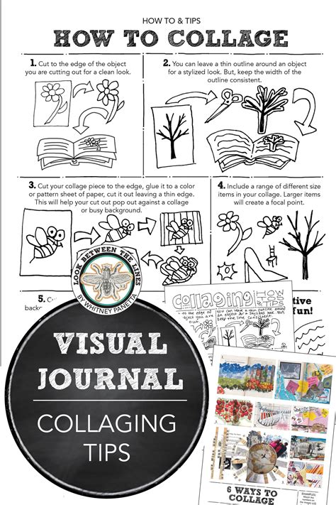 Middle, High School Art Techniques: How to Collage Tips Printable Worksheet | Art school ...