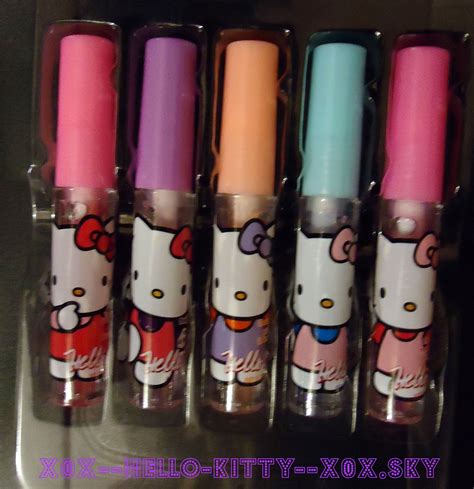 Hello Kitty Flavored Lip Glosses | Flavored lip gloss, Flavored lip balm, Hello kitty collection