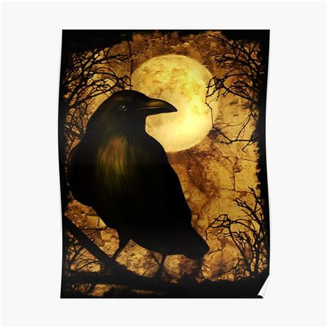 "The Raven" Poster for Sale by indigocrow | Redbubble