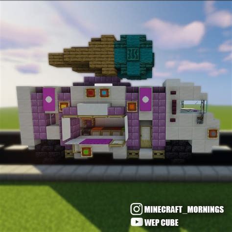 Minecraft Ice Cream Truck | Minecraft designs, Minecraft crafts, Ice ...