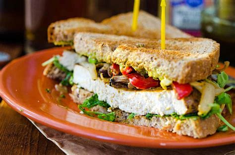 Balsamic Baked Tofu Sandwich - Vegan Yack Attack