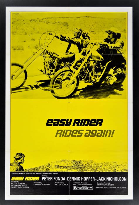 EASY RIDER * CineMasterpieces ORIGINAL 1SH MOTORCYCLE BIKER MOVIE POSTER 1972R | eBay