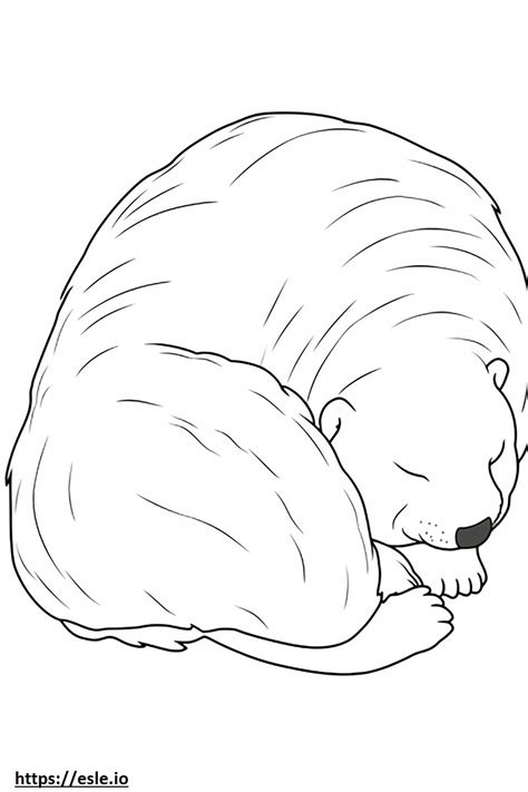 Bea-Tzu Sleeping coloring page