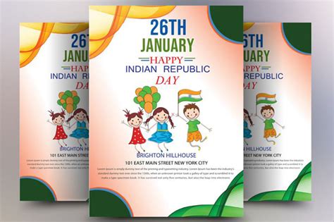 Happy Indian Republic Day Poster By Ayme Designs | TheHungryJPEG