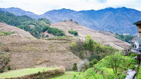 Premium Photo | Hills near dazhai village in country