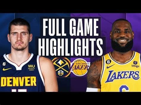 [Highlight] Nuggets vs Lakers Full Game Highlights : r/nba