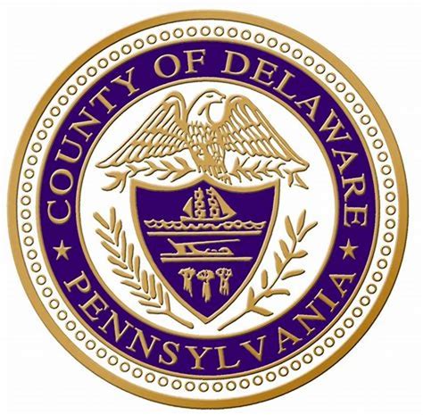 Delaware County, Pennsylvania County Seal. | Delaware county, Pennsylvania, Delaware