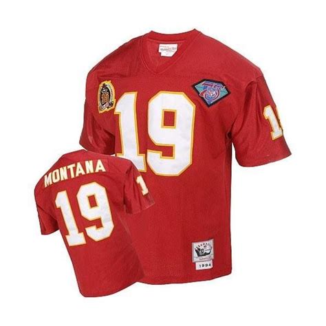 Joe Montana KC Football Jersey KC #19 Football Jersey M/48