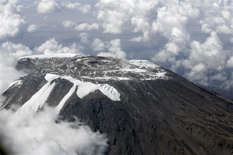 Mount Kilimanjaro Ice Summit | Aerial view of the dwindling … | Flickr