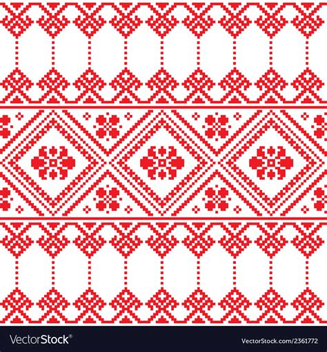 Ukrainian Embroidery Pattern Vector | Custom Embroidery