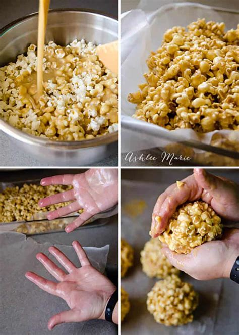 Caramel Popcorn Balls | Ashlee Marie