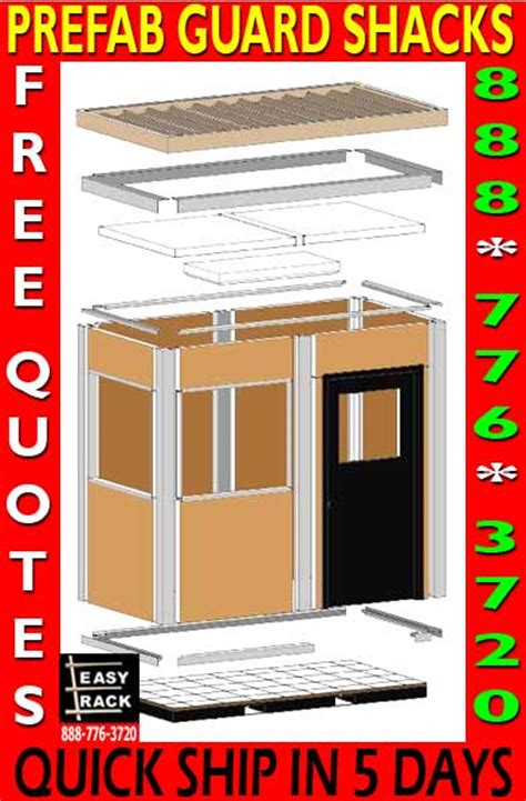 Prefab Guard Shacks For Sale - Quick Ship In 5 Business Days