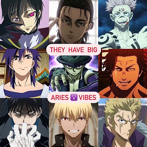 Anime characters with Aries zodiac sign ♈️ Vibes | Anime, Anime zodiac, Anime characters