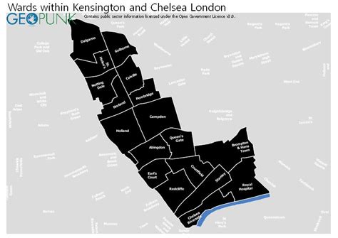 Map and Details for Royal Borough of Kensington & Chelsea Local Authority