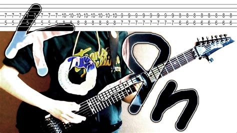 Right Now - KoRn - guitar lesson tutorial and cover with TAB - how to play - 7 string - YouTube