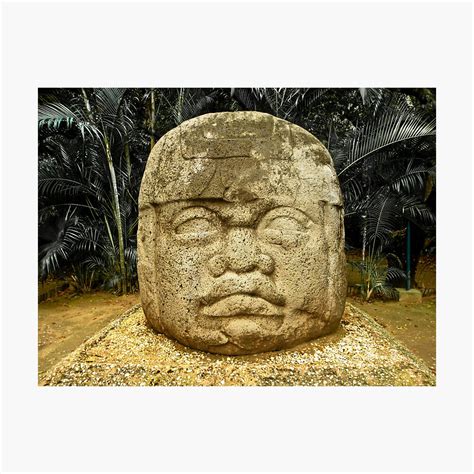 "Olmec Colossal Head" Photographic Print by mgcamacho | Redbubble