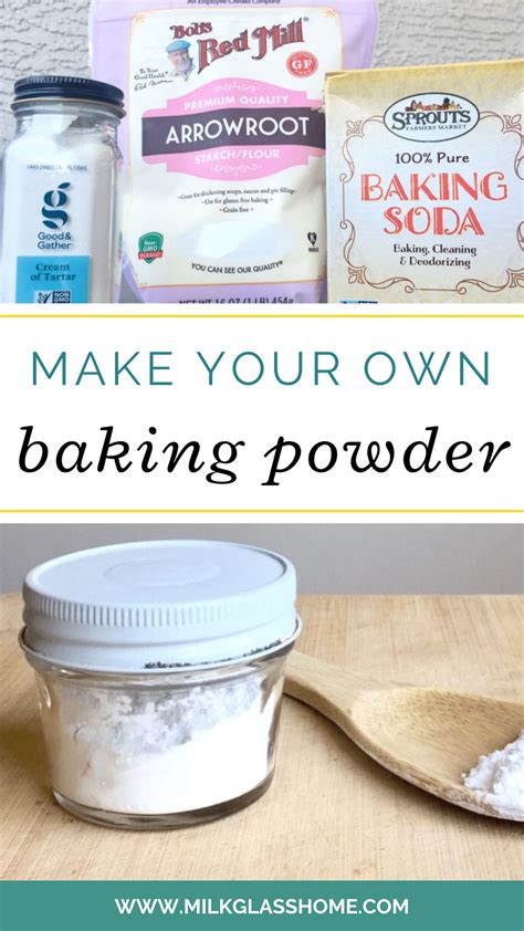 How to Make DIY Baking Powder (Just 3 Ingredients!) - Milk Glass Home & Kitchen