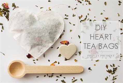 DIY Heart-Shaped Tea Bags | Pretty Prudent