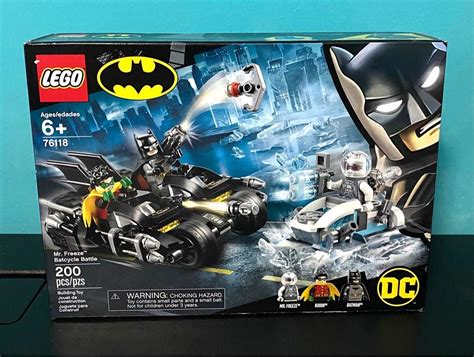 Lego 76118 Batman Mr Freeze Batcycle battle, Hobbies & Toys, Toys & Games on Carousell