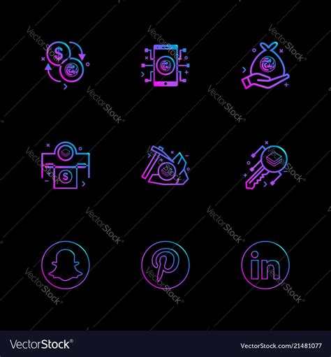 Icons Purple Snapchat Logo Neon