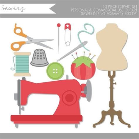 Sewing Clipart,Sewing Clip Art,Sewing Machine Clipart,Quilting Clipart ...