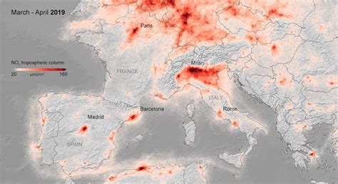 ESA - Air pollution remains low as Europeans stay at home