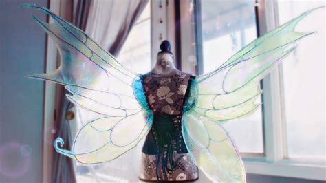 Making Cellophane Fairy Wings - YouTube