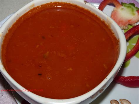 Chitranna: Butternut Squash And Red Pepper Soup