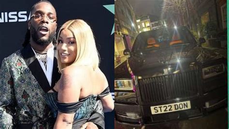 Burna Boy gifts his ex girlfriend Stefflon Don a brand new Rolls Royce ...