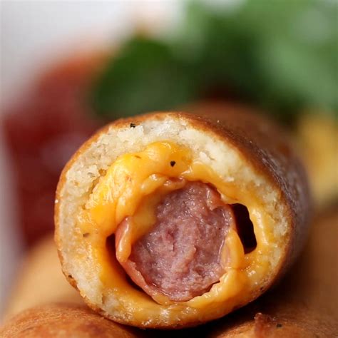 Cheesy Fried Hot Dogs by Bien Tasty Recipe by Tasty