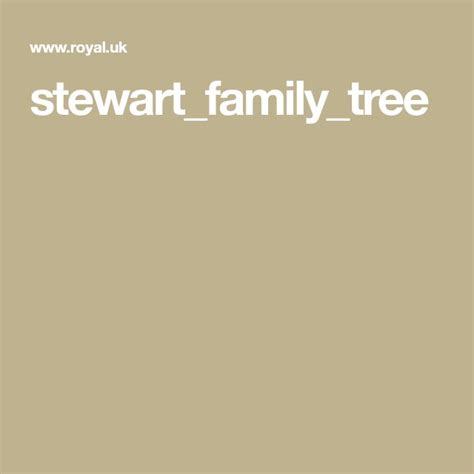 stewart_family_tree | Family tree, Tree, Stewart