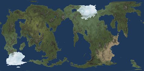 Map of Kerbin with all continents connected - KSP Fan Works - Kerbal Space Program Forums