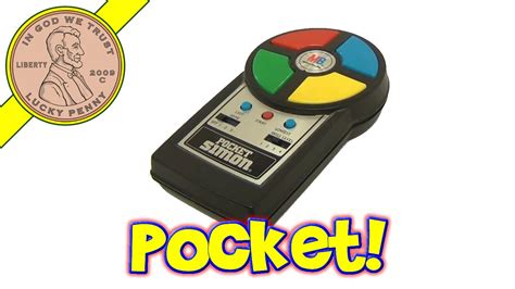 Pocket Simon Hand Held Vintage Electronic Game, 1980 Milton Bradley ...