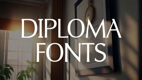 25 Practical Fonts for any Certificate or Diploma Award | HipFonts