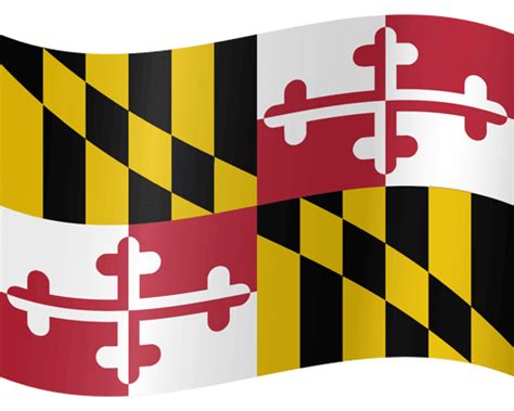 Maryland flag vector - Country flags