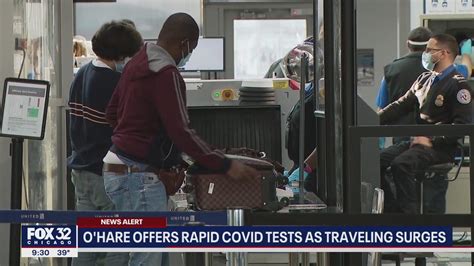 O'Hare offering rapid COVID tests as holiday travel surges | FOX 32 Chicago