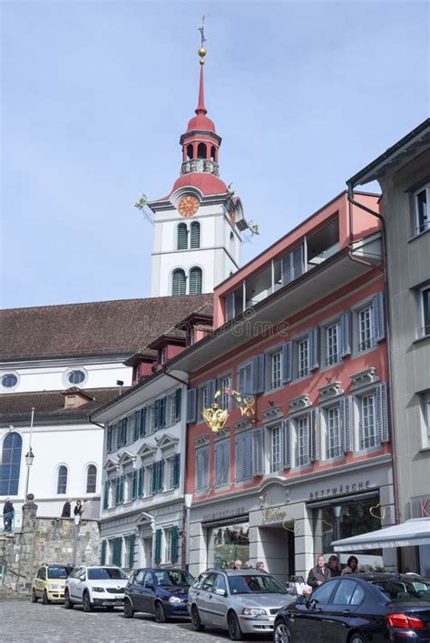 The Village Of Sursee On Switzerland Editorial Stock Image - Image of architecture, lucerne ...