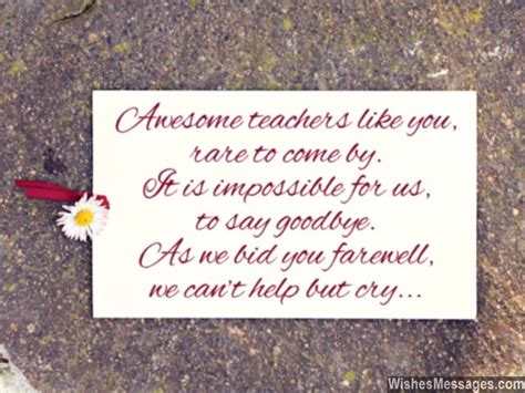 Farewell Messages for Teachers: Goodbye Quotes for Teachers and Professors – WishesMessages.com