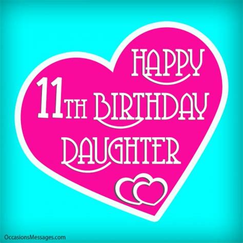 Happy 11th Birthday Wishes, Messages and Cards