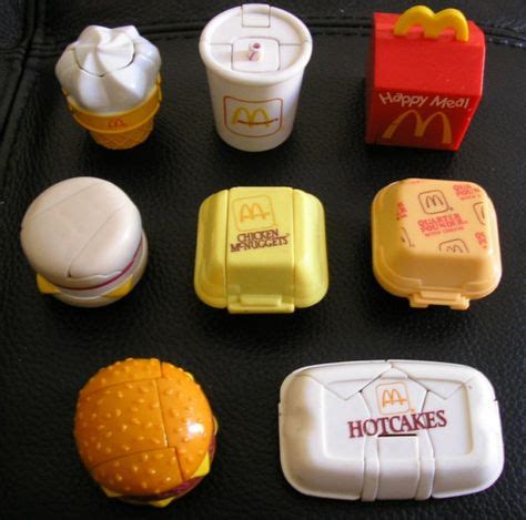 Vintage 80's McDonalds fast food transformer toys - they transform into robots, etc | Happy meal ...