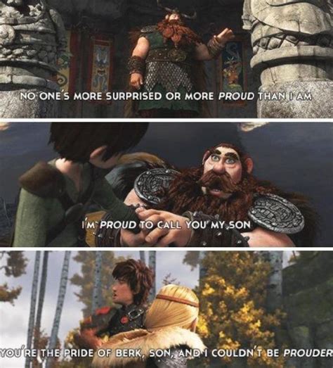 Stoick is so proud of Hiccup. It's kinda hard to not notice that. | How train your dragon, How ...