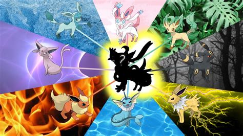 Fusão Pokémon - Vaporeon + Jolteon + Flareon + Espeon + Umbreon ...